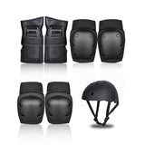 Scooter Protective Gear with Knee Elbow Pads Wrist Guards Helmet for Kids/Teens/Adult Large V255-PROTECTIVE-L