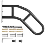 VEVORs for Outdoor Steps, 29" Length Wall Mount Safety Railings for 1-3 Steps, U-Shaped V952-CXSBSHS29IN1ZXJLBV0