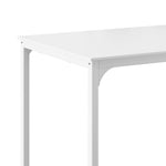 Artiss Bar Table Dining Desk High Kitchen Shelf Metal Legs Cafe Pub White FURNI-P-BAR-TAB-01-WH