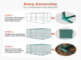 Crop 2.9 x 1.94 x 1.94 m Plant Protection Tent with Zippered Door, Wind-Resistant Tall Crop V952-ZZBHZ1PCS120Z3706001V0