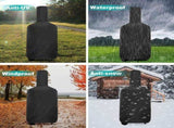 BBQ Grill Cover, Outdoor Pizza Oven Rain Cover, Heavy Duty Dust-Proof Weather Resistant Polyester V1192-AZ-W-15296