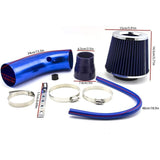 Universal Performance Cold Air Intake Filter Aluminum Induction Hose Pipe For Car And Automotive V1188-MS-227-2404