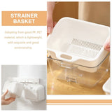Kitchen Strainer Basket Fine Mesh Design Fruit Vegetable 2Pcs V1370-AZ4-16045