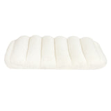 Pawz M Size Orthopedic Dog Bed with Sherpa Plush Removable Cover in White PT1275-M-WH_NZ