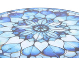 Metal Round Side Table Iron Decorative Patio Accent Table Outdoor Coffee Table for Garden Balcony V1294-YM0901-3116250020312