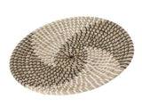 Woven Wall Basket Decor Handcrafted Seagrass Hanging Baskets Multifunction Woven Insulation Pad for V1294-YM0703-3115230050612