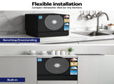 Devanti 6-Place Setting Benchtop Dishwasher 50cm Black BDW-6-CD-BK