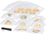 Reusable Pop-Up Mesh Food Cover Tent Set, Foldable Insect Net for Picnic Camping Kitchen Dustproof V1107-CS-YCFCZ