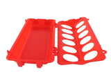 10 Set Flip Top Chick Feeder Waterer Plastic Quail Small Poultry Feeding Tray 12 Trough Dish V1294-YM0901-3111240273311