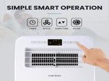 CARSON 2.9kW Reverse Cycle Portable Air Conditioner and Heater, with Dehumidifier, Cooling and V219-COLPCHCA23RA