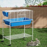 i.Pet Rabbit Cage 88cm Indoor Guinea Pig PET-RAB-CAGE-H97