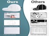 Baseball Cap Washer for Washing Machine or Dishwasher - Collapsible Rack for Adult and Kids - PP V1366-AZ2-W-11920