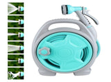 Retractable Garden Hose Reel with 6-in-1 Sprayer Nozzle 49Ft Hose Portable Water Hose Reels with V1294-YM0901-H49294BL-EU