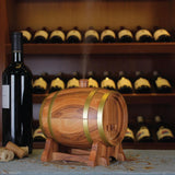 Essential Oil Aroma Diffuser - 350ml Barrel Wood Ultrasonic Air Mist Humidifier V238-SUPDZ-31461890719824