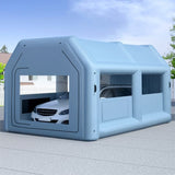Giantz Inflatable Spray Booth 4X3M Car Paint Tent Filter System Blower SPRAY-BOOTH-4X3-BL