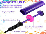 16 Pcs Handheld Balloon Air Pump Air Pump for Balloons, 2 Way Dual Action Manual Balloon V1258-DP02-C-2755