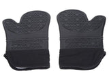 6Pcs/Set Oven Mitts Hand Clip Pot Holder Silicone Heat Insulation Gloves Insulation Mat V1294-YM0901-3118210144311