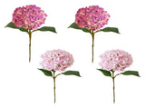 4PCS Artificial Hydrangea Flowers Simulation 3D Printing Decorative Hydrangea Branches for Home V1294-YM0901-240506HL02-2