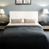 PU Leather Double Bed Headboard Bedhead - White V63-768115