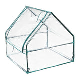 Portable mini greenhouse for plants, clear walk in garden grow tent, 36 inch plastic Greenery V1366-AZ2-W-27818