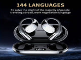 AI Translation Earbuds Real-Time Translation for 144 Languages Smart Meeting Assistant Secure V1106-HYZQ006
