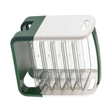Four Layers Dish Preparation Plate Drawer Design Plastic Vegetable Preparation Kitchen Storage V1294-YM3118220256711-0421