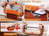 Adjustable Bed Rail for Elderly Foldable Bedside Safety Grab Bar with Non-Slip Handle & Storage V1107-CS-LRQSQ