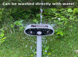 Solar Repellent Ultrasonic Outdoor Pest Bird Squirrel Animal Repeller Waterproof 110 Degree V1294-YM0901-H48812