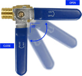 1/2 Inch Pex Full Port Shut Off Ball Valve 3/4 Inch Pex Full Port Shut Off Ball Valve Hot and Cold V1258-DP02-C-3327