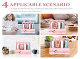 Plastic File Holder Organizer for Office and Student Use, Desktop Document Organizer and Magazine V1369-AZ3-W-18264