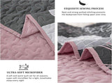 Grey Floral Elysian Bedspread Coverlet 3 Piece Set V745-AC080685Q13U