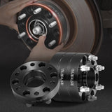 1.5" 6"x5" Wheel Spacers Wheel Adapters 6 Lug Forged Spacer 4 PCS Black V952-LSSFLP15YC6X49EWWV0