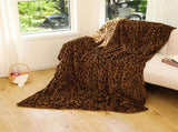 Weighted Blankets, Leopard Throw Blanket 50' 480 GSM Double Blankets Throws For Bed Sofa Travel V1369-AZ3-W-20466