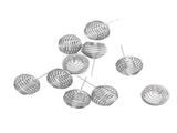 100pcs Fertilizer Mesh Stainless Steel Garden Nutrition Cups Small Size Bonsai Fertilization V1294-YM0521-3111230084511