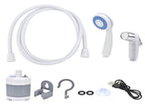 Portable Outdoor Shower Set Camping Shower Pump Handheld Sprayer for Hiking Traveling USB V1294-YM0714-3113210214111