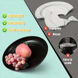Plates and Bowls Sets, Unbreakable Dinnerware Sets, Dish Set for Camping, Outdoor Kitchen and V1192-AZ-W-19523