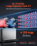 3Lx2 Tank Commercial Slushy Machine Margarita Smoothie Frozen Drink Maker V952-SYXRJX23LSGDCIND4V3