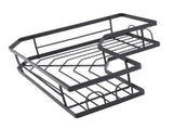 2PCS Corner Shower Shelf Adhesive Wall Mounted Shower Storage Rack with Hooks Toothpaste Holder for V1294-YM0901-3112250050411