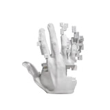 Hand Sculpture Decor, White Ornament, Creative Sculpture Cool Desk Decor Statue, Resin V1370-AZ4-04132
