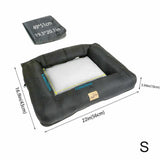 Small Waterproof Dog Car Seat Bed with Safety Belt V767-9LPET01-S-GJ-B