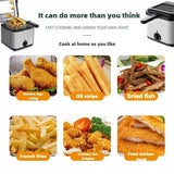 Electric Deep Fryer 2.5L French Frie Machine Oil Hot Pot Fried Chicken Grill V201-QHGMMOREONE001