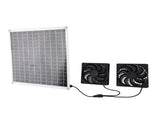 Solar Panel Powered Fan Portable Outdoor Multifunctional Solar Air Circulation Fan Kit 20W12V V1294-YM0901-3114240057311