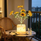 MapleLeaf Table Lamp USB Battery Operated Decorative Bedside Lamp for Living Room Decor Office V1107-124-02075-MLT2