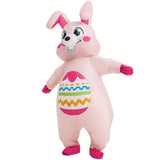 Oversized Inflatable Easter Bunny Costume USB/Battery Powered V728-LP601099698562921