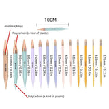 13 pairs of interchangeable needles, circular needles with 2.75 mm10 mm V1188-TAL-07443