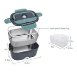 Electric Heated Lunch Box for Car and Work, 40W Portable Food Warmer with Plastic Inner Container, V1366-AZ2-W-21217