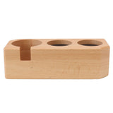 Tamping Station Beech Wood Tamper Mat Stand with Anti Slip Pad for Coffee Bar Accessories L V1294-YM0703-3118230030812
