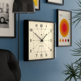 Newgate Box Office Wall Clock Silicone Cave Black V398-NGBOXOF196CK