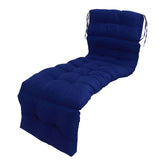 Indoor Outdoor Chaise Lounge Cushion with Ties Splashproof Lounge Chair Cushion Replacement for Lawn V1294-YM0901-3116250003913
