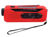 Emergency Radio Hand Power Generation Solar Radio with LED Flashlight 2000mah Charging for Camping V1294-YM0523-3115220020412